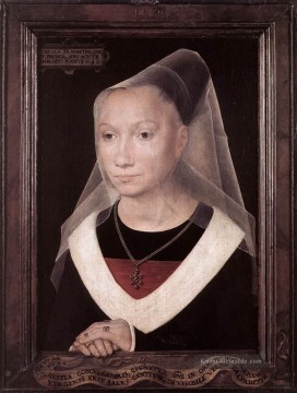  14 - Porträt einer jungen Frau 1480 Niederländische Hans Memling